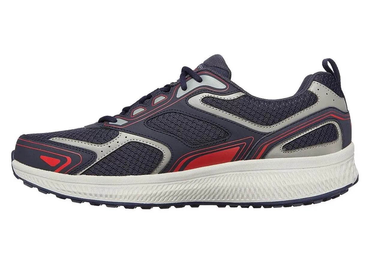 Skechers Mens Trainer Go Run Consistent Extra Wide Fit Navy/Red