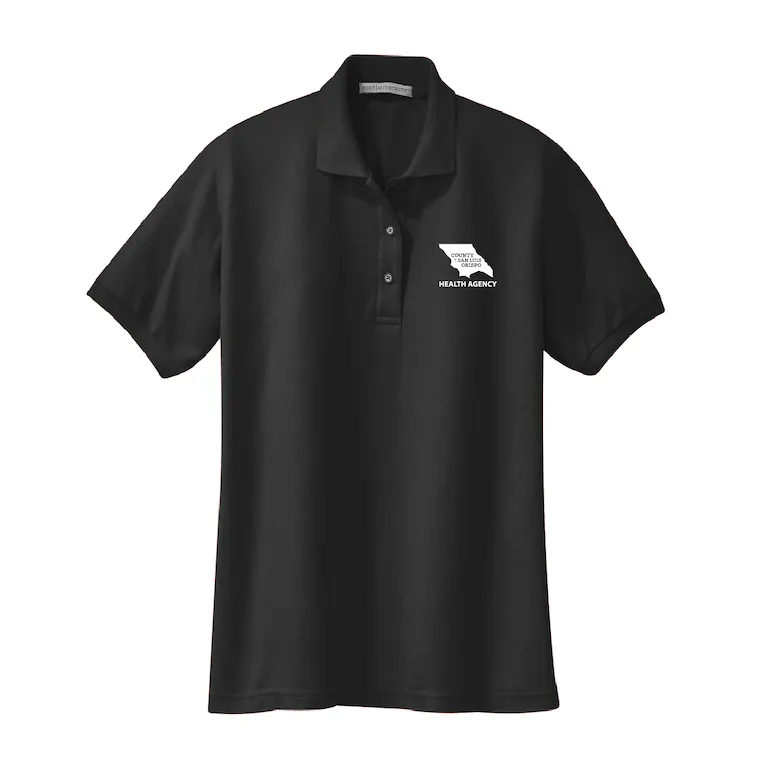 SLO County Health Agency - Ladies Cotton Pique Polo