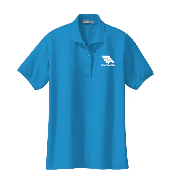 SLO County Health Agency - Ladies Cotton Pique Polo