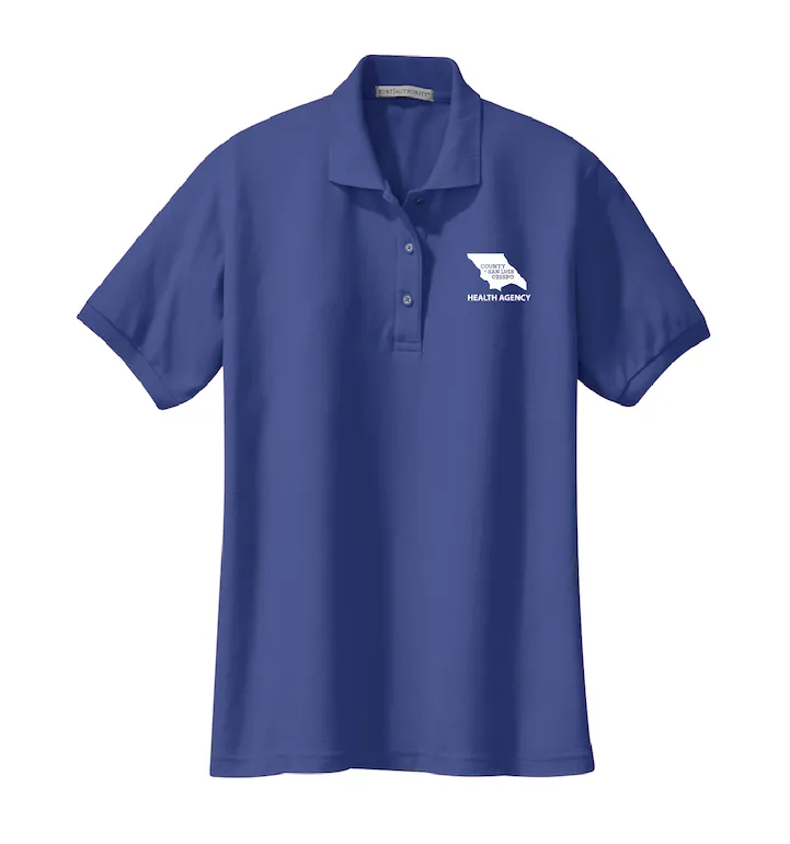 SLO County Health Agency - Ladies Cotton Pique Polo