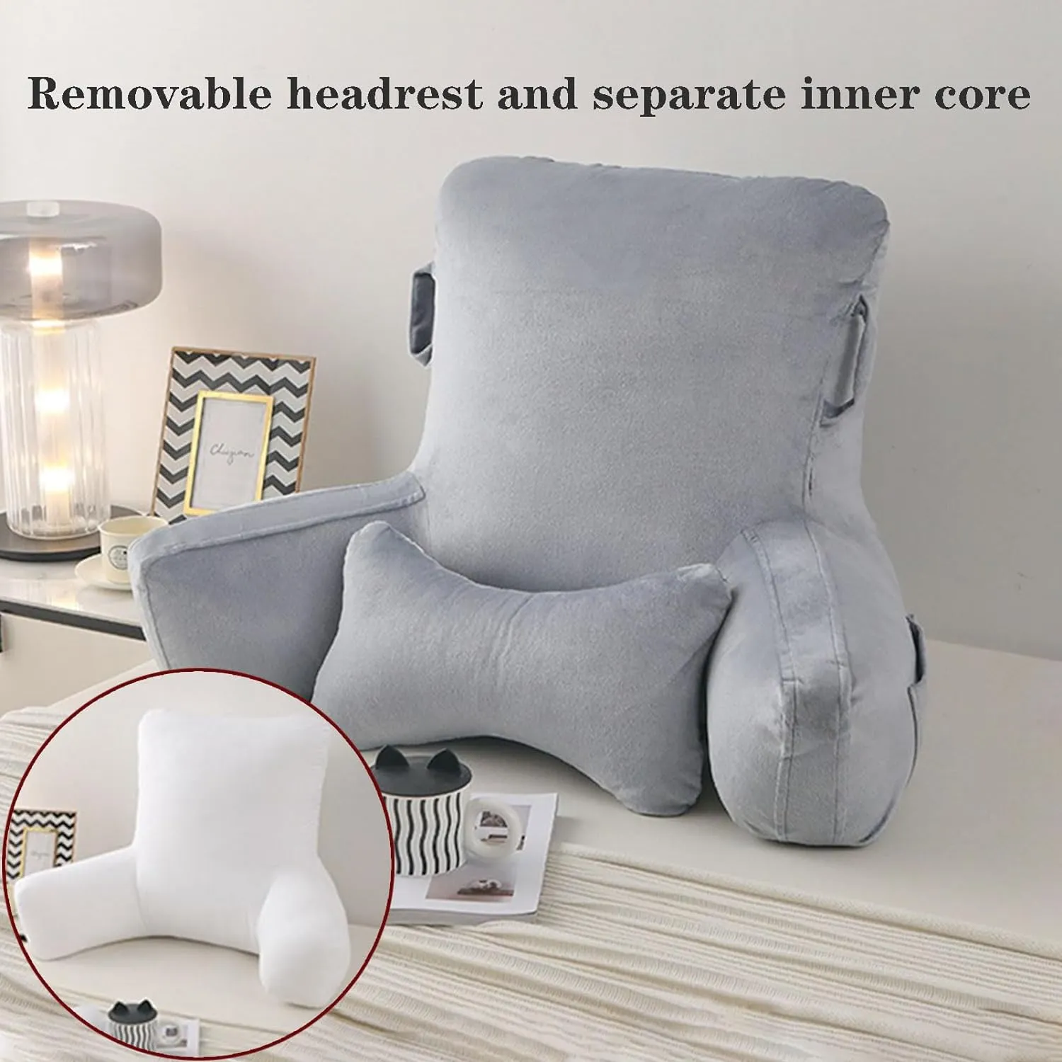 Sofa Chair Bed Reading Pillow