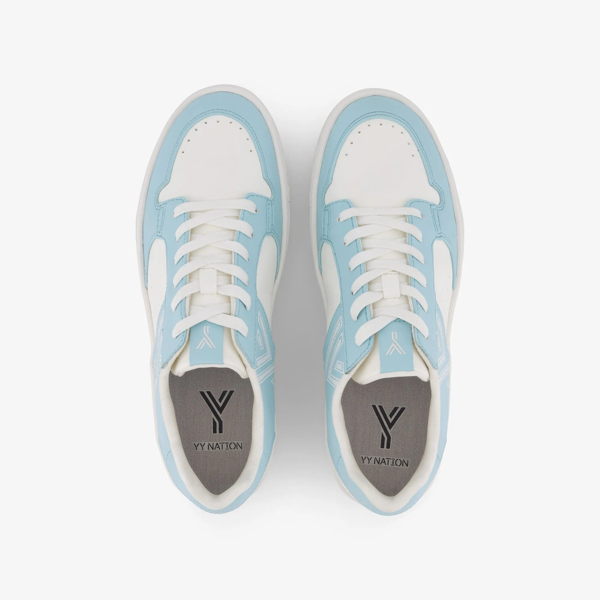 Stratus Cactus Womens White / Sky Blue / White