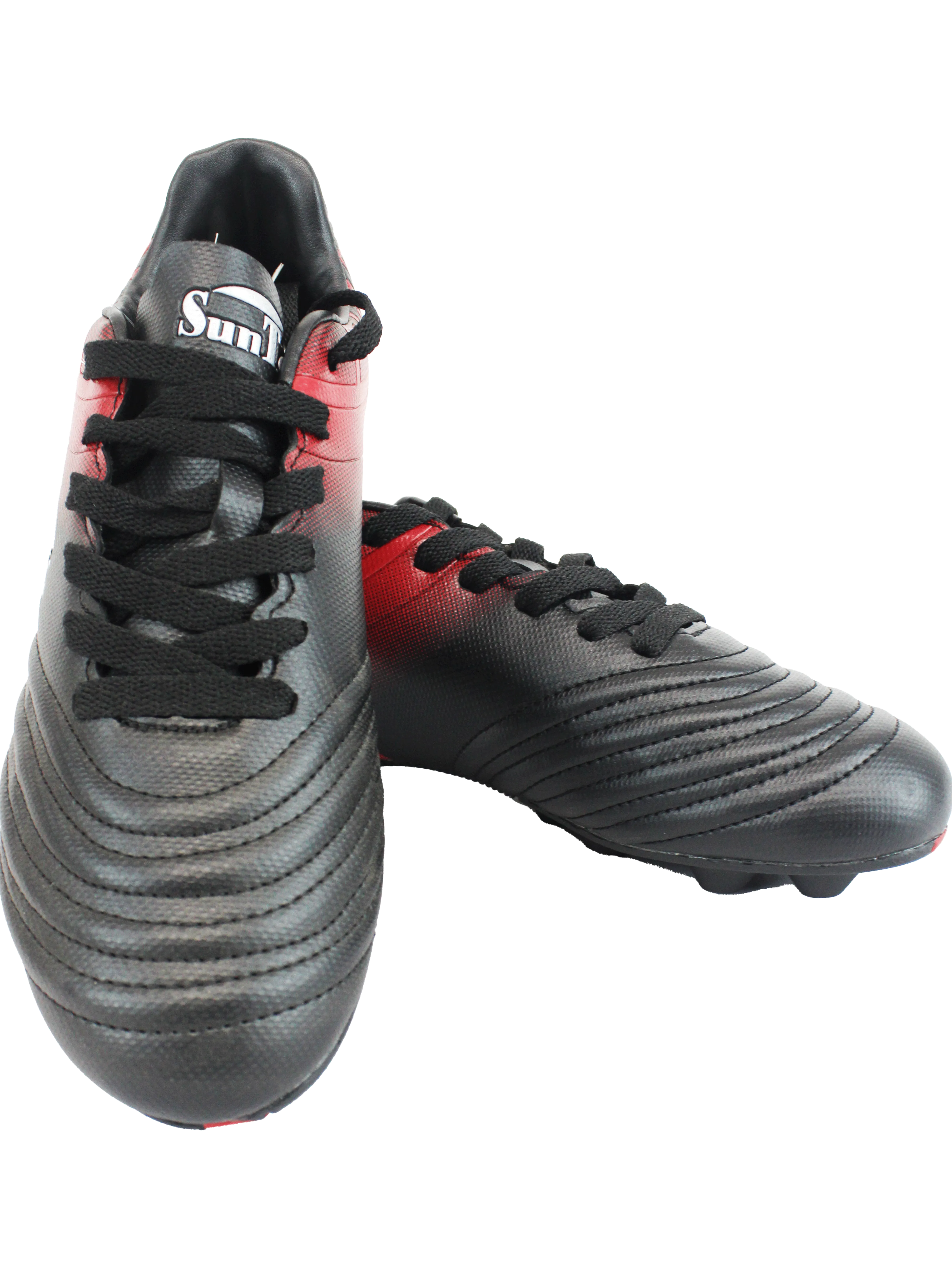 Sun-Tec Black/Red Soccer Boots