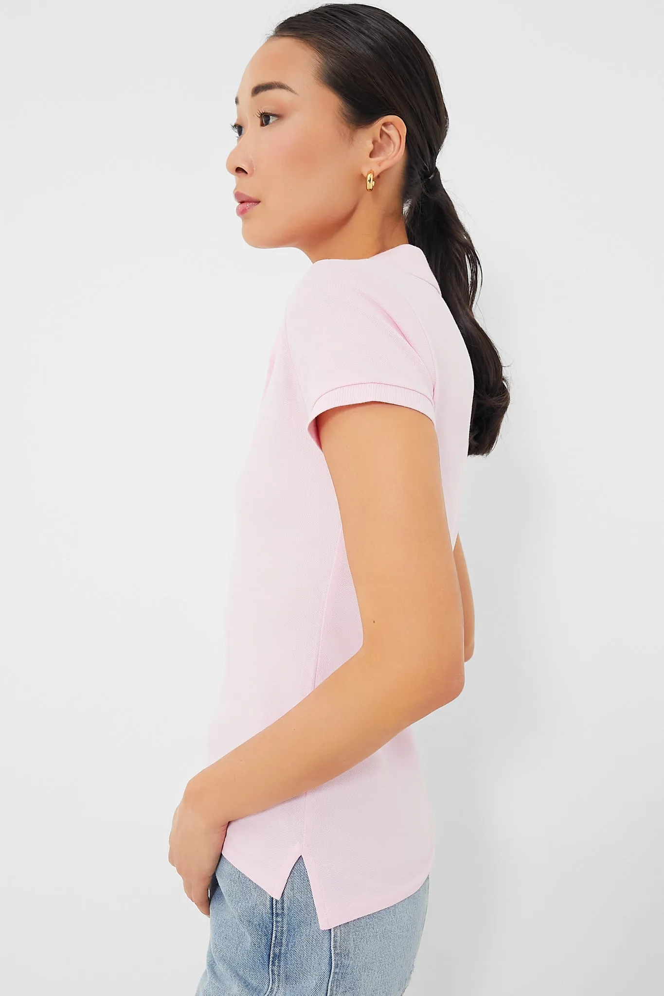 Sunkissed Pink Julie Slim Polo