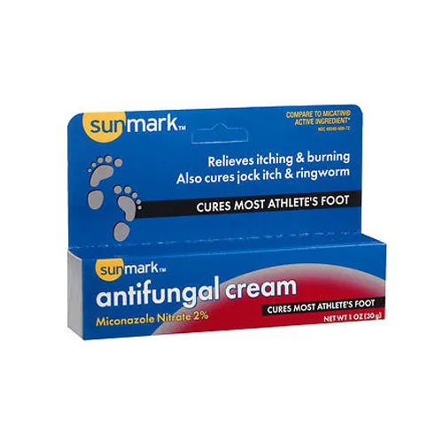 Sunmark Antifungal Cream Miconazole Nitrate 2% 1 oz By Sunmark