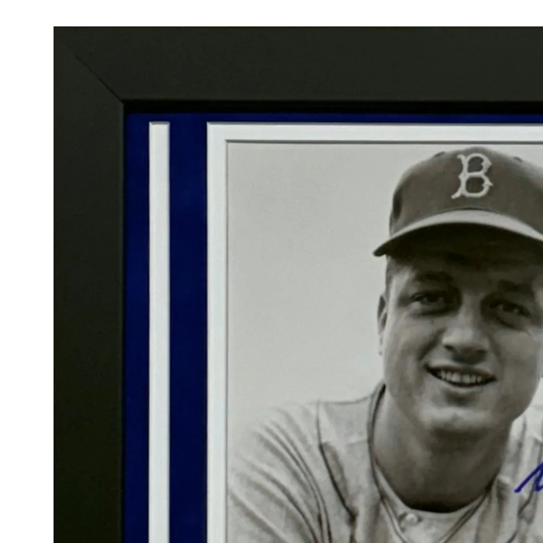 Tommy Lasorda Hand Signed & Framed Brooklyn Dodgers 8x10 Baseball Photo