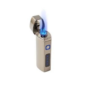 Torch Lighter Triple Jet Flame, Refillable Butane Electronic Ignition Lighter With 3