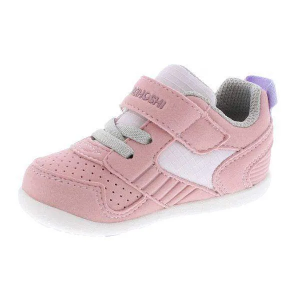 Tsukihoshi Baby Racer Rose Pink Toddler Shoes (Machine Washable)