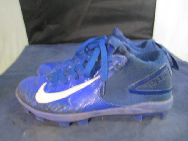 Used Nike Trout Baseball Cleats Size 6 Royal Blue