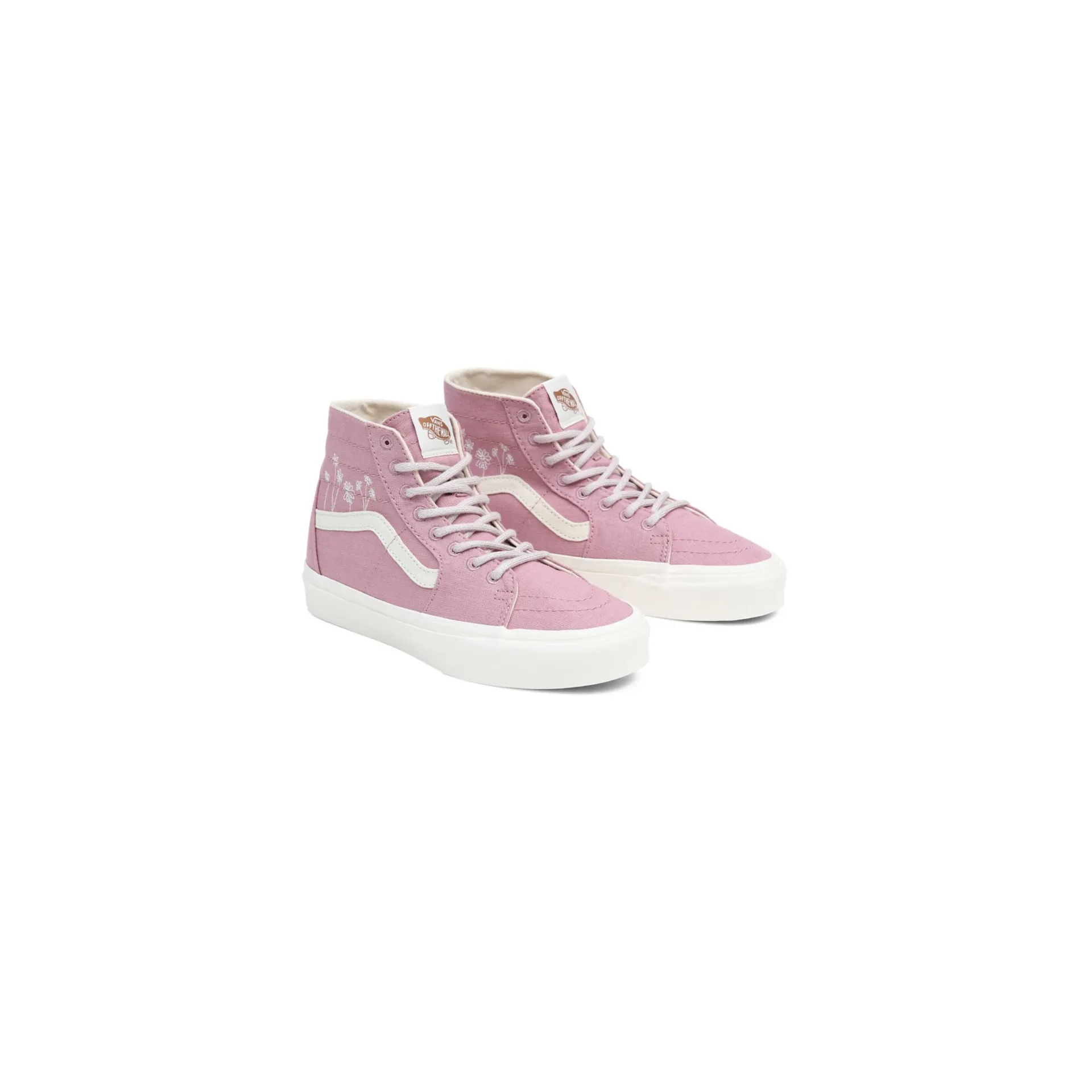 Vans Unisex SK8-HI Tapered Shoes - Pink / White