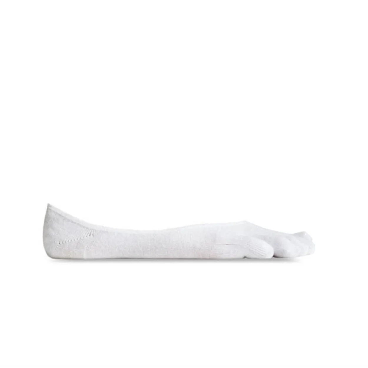 Vibram Ghost Low Profile Toe Socks White