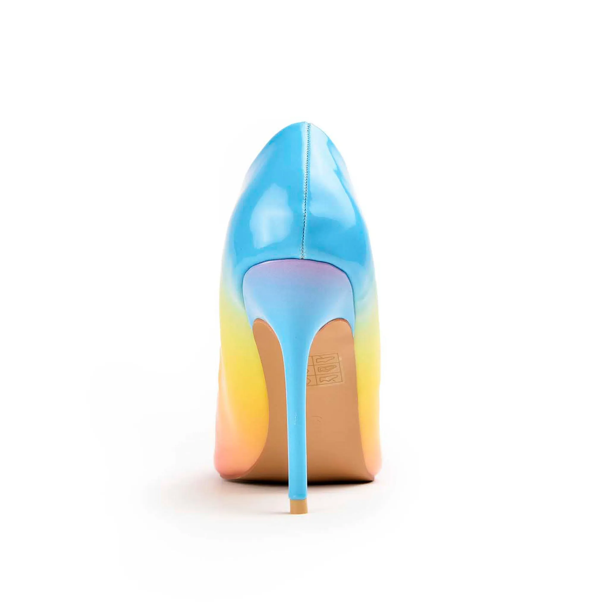 Vibrant Multi-Tone Gradient Stiletto Heels | 474M-MT