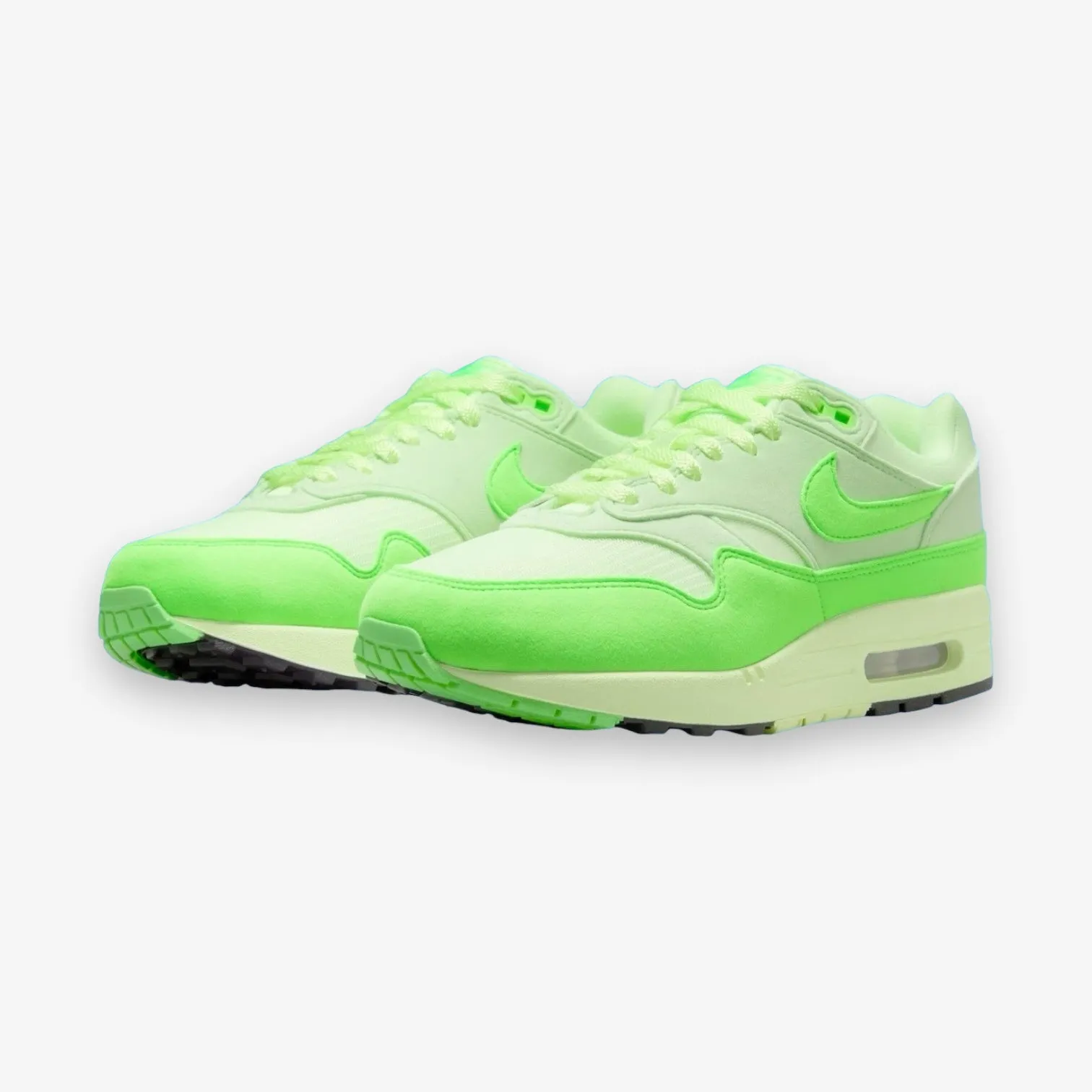 W NIKE AIR MAX 1 '87 VAPOR GREEN/GREEN STRIKE-BARELY VOLT HJ7329-376