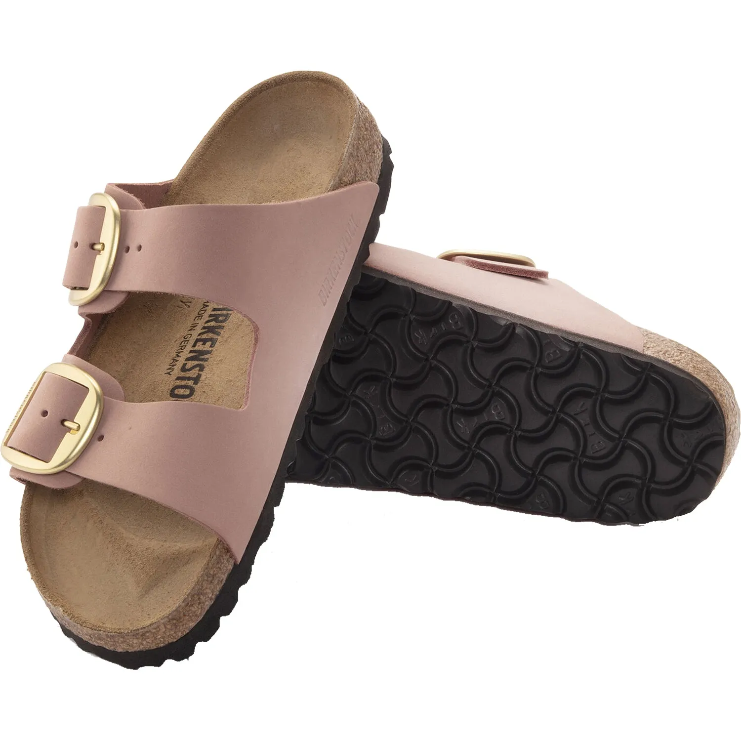 Women's Arizona Big Buckle Old Rose Nubuck