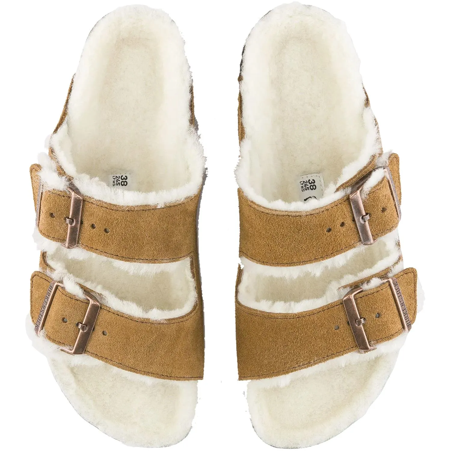 Women's Birkenstock Arizona Shearling Mink Suede