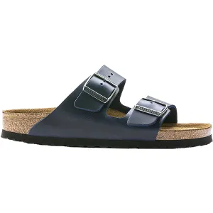 Women's Birkenstock Arizona Soft Footbed Blue Oiled Nubuck