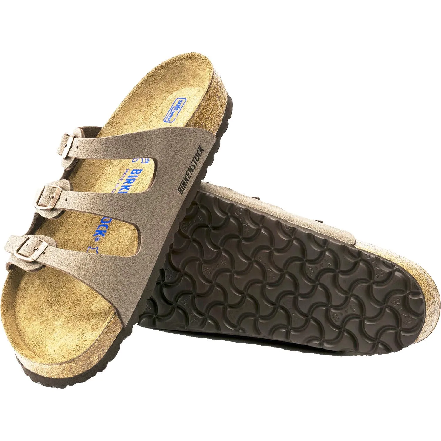 Women's Birkenstock Florida Soft Footbed Mocha Birkibuc