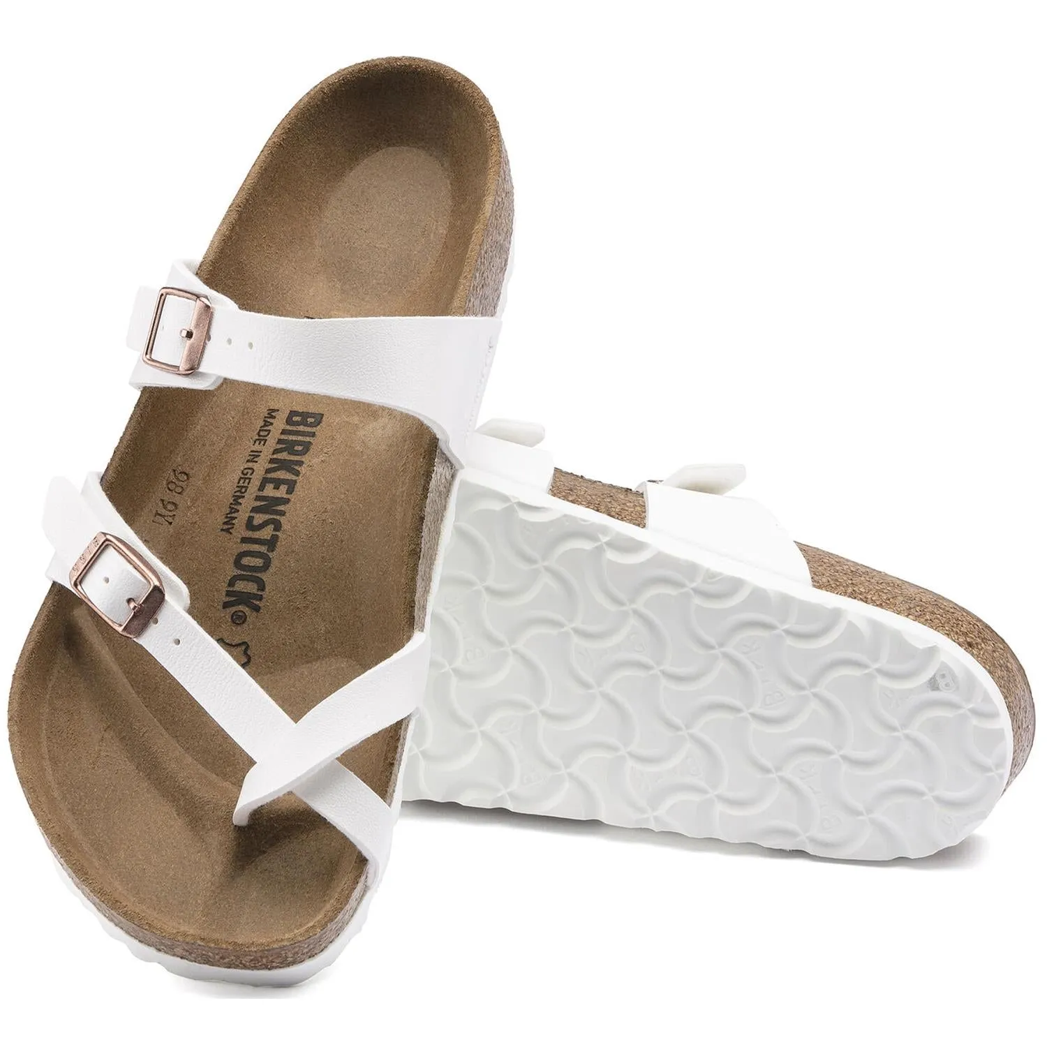 Women's Birkenstock Mayari White Birko-Flor