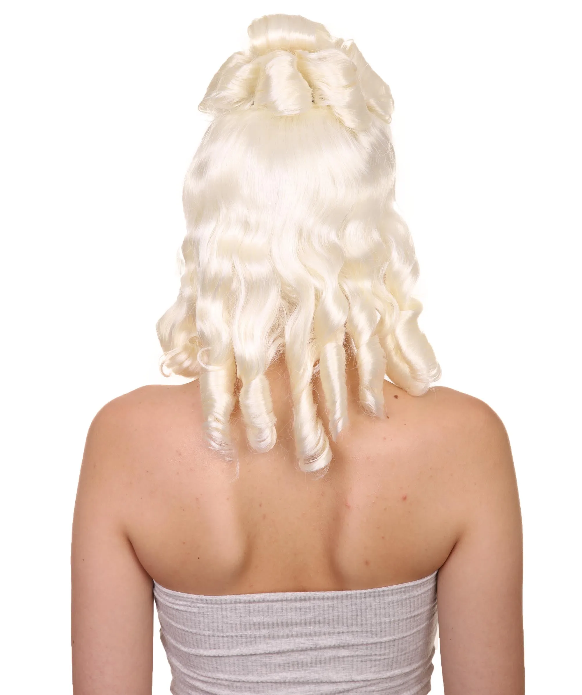 Women's Colonial Ladies 18th Century Blonde Wig | Historical Wigs | Premium Bretheble Capless Cap.