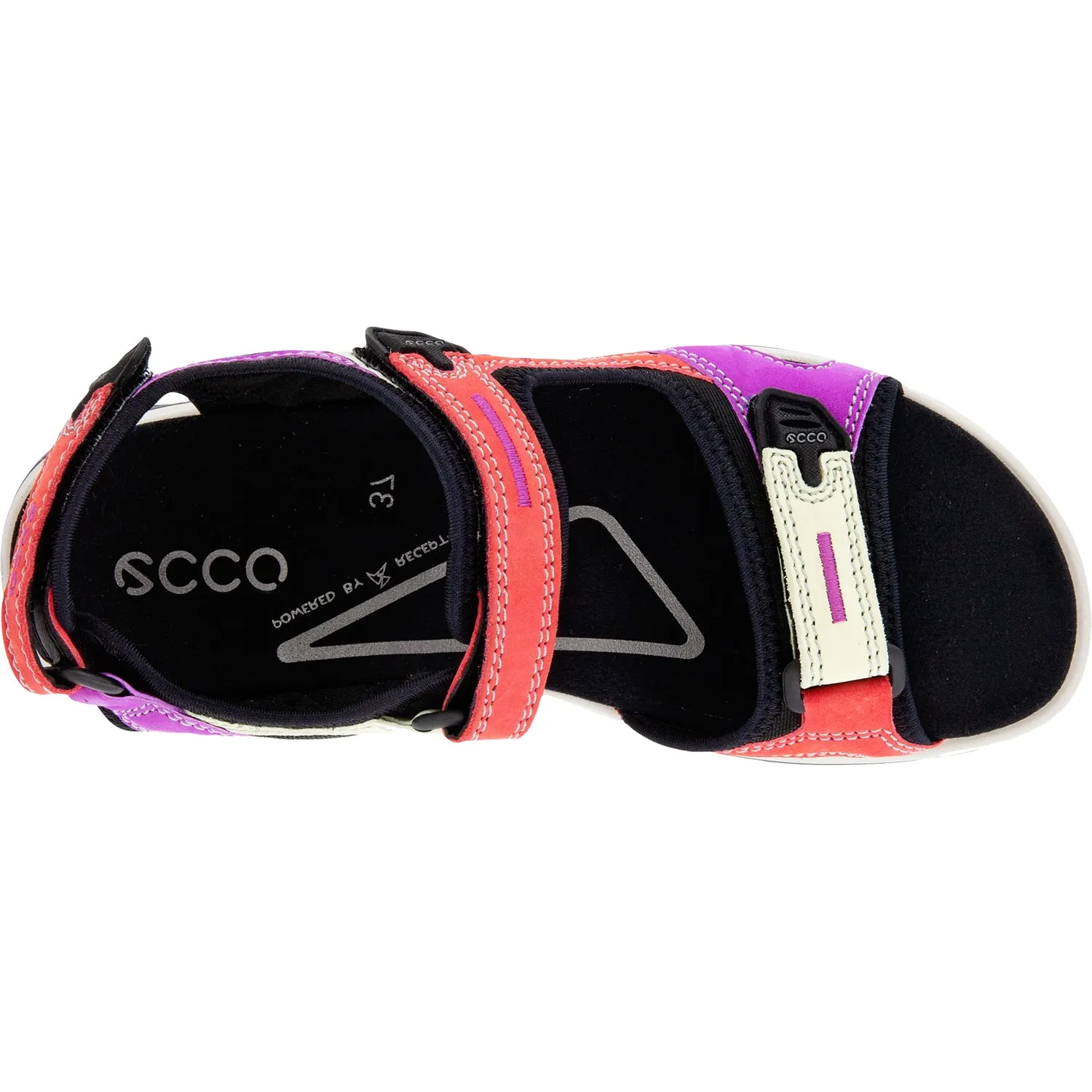 Women's Ecco Yucatan Multi Color Hibiscus Nubuck