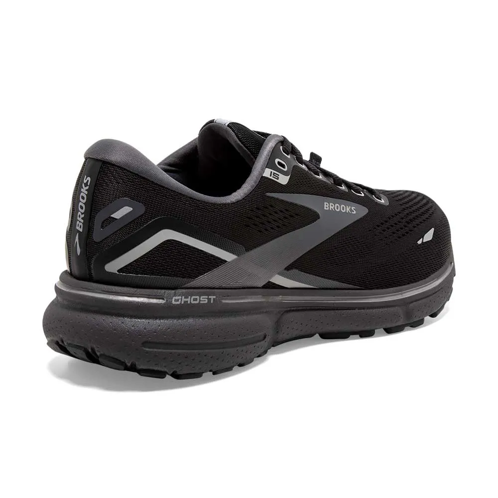 Women's Ghost 15 GTX Running Shoe- Black/Blackened Pearl/Alloy- Regular (B)